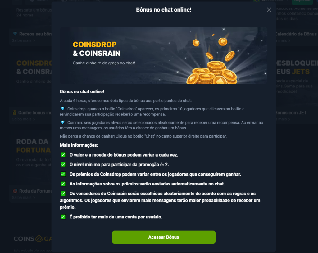 CoinsDrop & CoinsRain