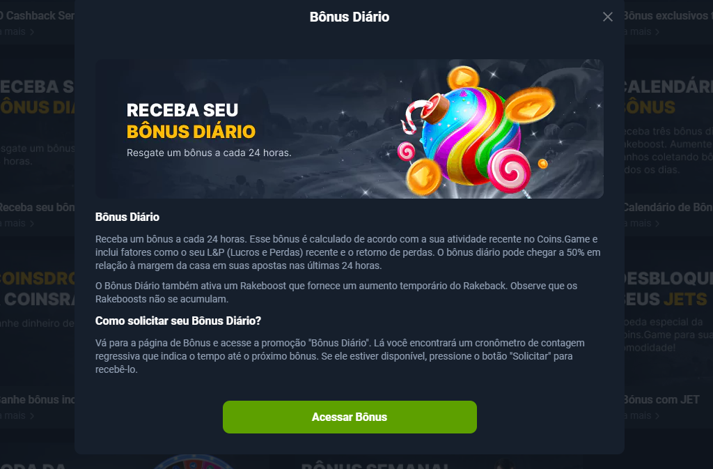 Bônus diário